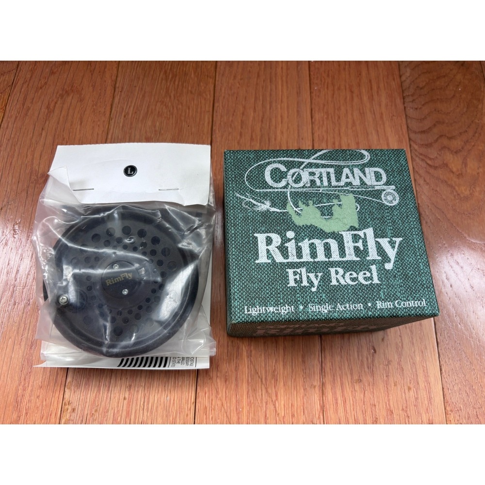 New Cortland RimFly Fly Fishing Reel Lightweight Single Action Rim Control